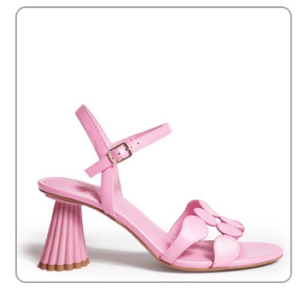 Cecelia New York Peter Pink Fondant Leather Sandal size 8.5 worn once